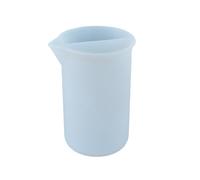 Vaso mezclador de silicona de 120 ml, recipiente para manualidades, textura de silicona, para verter pintura, vasos divididos adecuados para vasos reutilizables antiadherentes de resina