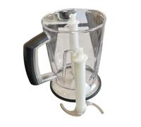Vaso mezclador original + 2 cuchillas compatibles con Braun MQ7045 MQ9087 MQ7025 MQ7035 MQ9005 MQ9027 MQ9037 MQ9045 MQ9087X MQ9097 Vaso de licuadora