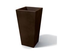 Vaso moderno in resina rettangolare H 105 bronzo modello Egizio