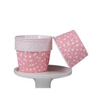 Vaso papel 100 Uds. Vaso de papel enrollado for magdalenas recubierto resistente a altas temperaturas pastel merienda Cupcake boda fiesta hornear accesorios cocina para cupcakes(Color2)