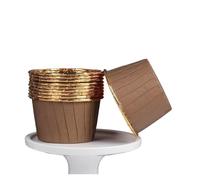Vaso papel 100 Uds. Vaso de papel enrollado for magdalenas recubierto resistente a altas temperaturas pastel merienda Cupcake boda fiesta hornear accesorios cocina para cupcakes(Color27)