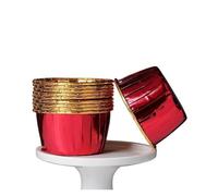 Vaso papel 100 Uds. Vaso de papel enrollado for magdalenas recubierto resistente a altas temperaturas pastel merienda Cupcake boda fiesta hornear accesorios cocina para cupcakes(Color26)