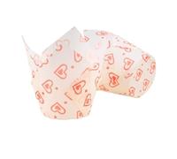 Vaso papel 200 Uds. Cupcake Liner taza for hornear for fiesta de boda Caissettes Tulip Muffin papel for pastelitos a prueba aceite envoltorio pastel para cupcakes(Color13)