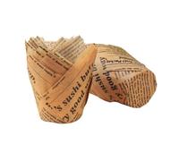 Vaso papel 200 Uds. Cupcake Liner taza for hornear for fiesta de boda Caissettes Tulip Muffin papel for pastelitos a prueba aceite envoltorio pastel para cupcakes(Color11)