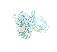 Vaso papel 200 Uds. Cupcake Liner taza for hornear for fiesta de boda Caissettes Tulip Muffin papel for pastelitos a prueba aceite envoltorio pastel para cupcakes(Color8)