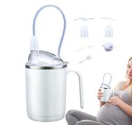 Vaso para adultos para personas mayores, taza de alimentación para recuperación, bebida para adultos con movilidad reducida, toma de aire para pacientes con trastornos de la deglución PA y