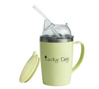 Vaso para beber de 350 ml para adultos, recipiente de alimentación líquida de 350 ml, taza auxiliar para personas mayores, pacientes, cuidadores, mujeres posparto, hogar, hospital, rehabilitación