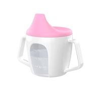 - Vaso para beber - Vaso de entrenamiento resistente a derrames | Botella de hidratación portátil sin goteo para bebés con pinzas para bebés Easy Hold Feeder para bebés y niñas One-the-Go