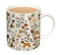 Vaso para bebidas - Taza de cerámica con impresión de bulldog para bebidas, taza con la impresión de un bulldog francés para té, té con leche, cerveza, de leche, madre, padre, esposa y novio