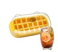 Vaso para botella de hielo, bandeja de cubitos de hielo de silicona, adorable y fácil de comunicar, contenedor vertical creativo para la cocina del hogar, viajes familiares y uso al aire libre, 9.0 x