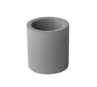 Vaso para cepillo de dientes DDiatom con absorción de agua para mantener los cepillos de dientes secos y limpios, base lisa para estabilidad y fácil mantenimiento (gris oscuro)