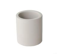 Vaso para cepillo de dientes DDiatom con absorción de agua para mantener los cepillos de dientes secos y limpios, base lisa para estabilidad y fácil mantenimiento (gris poco profundo)