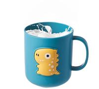 Vaso para Cepillo de Dientes de Dinosaurio, irrompible, portátil, Accesorio de baño Seguro y Divertido para niños, para Entrenamiento, de Leche, hogar, Cocina, baño