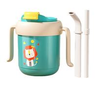 Vaso para derrames para personas mayores: vaso para beber que retiene el calor a prueba de fugas de 300 ml, ayuda para la alimentación de personas mayores, dispositivo de asistencia para la hidratació