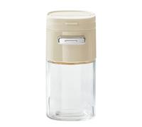 Vaso para espolvorear azúcar con tapa de acero | Dispensador de azúcar en | Recipiente para especias altamente transparente para dulces y café, medidor de azúcar para cocina y