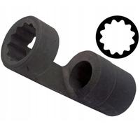 Vaso para Inyectores 21 mm con Ventana 1/2" 12 Puntas largo 90 mm Compatible Ford Duratorq - OEM 303-677
