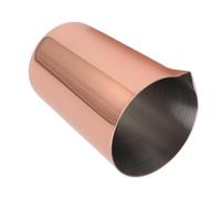 Vaso para Mezclar Cócteles de Acero Inoxidable, Vaso Mezclador de Cóctel, Vaso Mezclador Cocteleria Herramientas de Bricolaje, Mezclador de Vino, Taza para Mezclar(Oro Rosa)