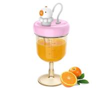 Vaso para niños con pajita antiderrames | Portátil, bonito y a prueba de fugas | para Viajes, Uso Diario y Comidas en Casa | Perfecto para Excursiones al Aire Libre, Picnics y