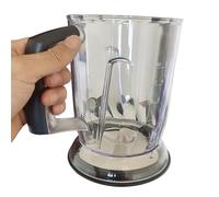 Vaso Picador Multifuncional For Procesador De Alimentos, Vaso Mezclador De 1250 Ml, Compatible Con Braun Mq545 Mq745 Mq5045 Mq7045 Mq9045X Mq525 Mq5025 Mq5060 Mq335 Mq745 Mq525 Mq5025 Mq5060 Mq335