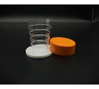 Vaso plegable con espejo para camping, pícnics, viajes, hogar