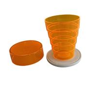 Vaso plegable con espejo para camping, pícnics, viajes, hogar