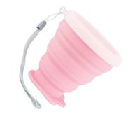 Vaso plegable para viajes - 20 cl taza de bebida de silicona con tapa | vaso plegable para beber agua - para acampar picnic senderismo viaje en mochila playa deportes y ple