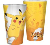 ABYstyle Vaso Pokémon Large Glass Premium 400 ml Pikachu foil