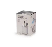 Joseph Joseph Soporte para cepillo y pasta Easy-Store, 3 compartimentos, beige