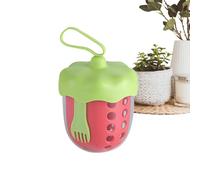 Vaso portátil para ensalada con tenedor, vaso a prueba de fugas de 600 ml, recipiente para frutas, frigorífico, para fresas, sandía, tomates, ensaladas, preparación de alimentos, mezcla de comida en