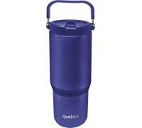 Vaso Quokka Core Dusk Blue 860ml - Asa Ergonómica - Boquilla Integrada Cómoda - Doble Pared Acero Inoxidable - Térmico Reutilizable