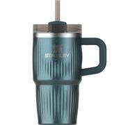 Vaso Stanley Quencher H2.0 con asa y pajita 20 oz | Tapa de estado de flujo de 3 posiciones | Portavasos Compatible para Viajes | Taza aislada de