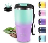 Vaso Termico, 20oz Termo Cafe, sin BPA, Taza Termica, Acero Inoxidable 18/8, Vaso Termo a Prueba de Fugas, Mantiene 8H Frio/6H Calor, Doble Aislamiento, para Viajes, Cafetería, Oficina, Gimnasio
