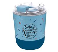 Vaso Térmico 280 ml Café con Superpoderes para un Profe Genial - Regalo Original para Profesores