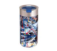 Vaso Térmico Acero Inoxidable Quokka Boost 400ml Abstract, Taza Reutilizable Café Te Frío y Caliente y bebidas