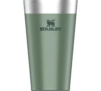 Stanley Adventure Stacking Beer Pint 0.47L - Termo Mantiene Fría 4 Horas - Jarra Cerveza Acero Inoxidable - Aislamiento al Vacío de Doble Pared - Apta Para Lavavajillas - Hammertone Green