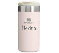 STANLEY Aerolight Transit Termo Cafe para Llevar 0.35L - Mantiene el Calor Durante 6 Horas - Compatible con Soporte para Coche - Taza Café Antifugas - Apta Para Lavavajillas - Rose Quartz