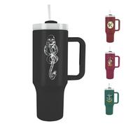 Vaso Térmico Harry Potter Artes Oscuras 1,2 L de Acero | Ideal para Agua | Pajita y Asa | Acero Inoxidable | Producto Oficial | Regalo Harry Potter