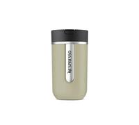 Vaso térmico Nespresso pequeño verde salvia - Taza térmica para bebidas frías y calientes como café, té, matcha, etc., 300 ml, a prueba de fugas, apta para lavavajillas, taza de café con tapa, taza de