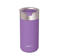 Vaso térmico Quokka Boost Amethyst Purple de acero inoxidable 400 ml con infusor para té y café - Doble pared al vacío, boca ancha, sin condensación, idea de regalo