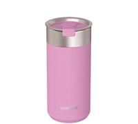 Vaso térmico Quokka Boost Blossom Pink de acero inoxidable 400 ml con infusor para té y café - Doble pared al vacío, boca ancha, sin condensación, idea de regalo