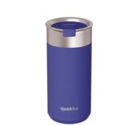 Vaso térmico Quokka Boost Dusk Blue de acero inoxidable 400 ml con infusor para té y café - Doble pared al vacío, boca ancha, sin condensación, idea de regalo