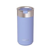 Vaso térmico Quokka Boost Lavender de acero inoxidable 400 ml con infusor para té y café - Doble pared al vacío, boca ancha, sin condensación, idea de regalo
