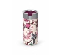 Vaso térmico Quokka Boost Tree Branches de acero inoxidable 400 ml con infusor para té y café - Doble pared al vacío, boca ancha, sin condensación, idea de regalo
