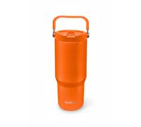 Vaso térmico Quokka CORE Papaya Orange 860ML de acero inoxidable con asa