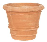 Vaso Terracota Artesanal 30x25 cm Exterior Interior Jardín Hecho a Mano Italia