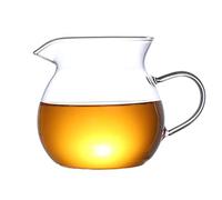 Vaso transparente chino Gong Kung Fu té y leche jarra Cha Hai Tea fairness Cup compartir jarra Gong Dao Bei 280ml