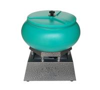 Vaso vibratorio eléctrico de 350 W, tazón grande de vaso vibratorio para roca de 17 pulgadas, 32,5 cm de diámetro y 12 L, para joyería, vidrio y piedras preciosas 1pcs