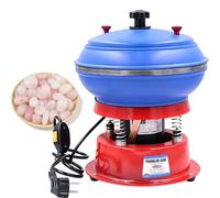 Vaso vibratorio eléctrico, kit profesional de vasos de roca, máquina pulidora por vibración, pulidora eléctrica, fuerte capacidad de carga for moler jade y accesorios de joyería