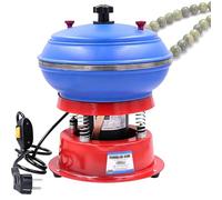 Vaso vibratorio eléctrico, máquina pulidora por vibración, pulidora eléctrica, kit profesional de vasos de roca, fuerte capacidad de carga for moler y accesorios de jade y joyería