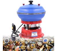 Vaso vibratorio eléctrico para pulido de metales y limpieza de joyas, máquina de molienda de 3,5 L de capacidad